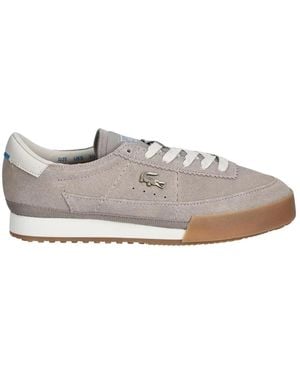 Lacoste Schoenen ,Grijs ,Leer Aura Suede Sneakers