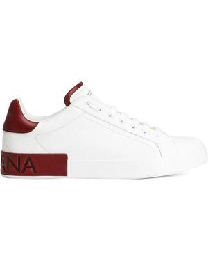 Dolce & Gabbana Weiße Sneakers Stilvoll Logo Spoiler
