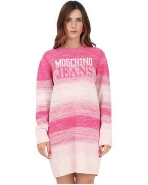Moschino Knitted Dresses - Pink