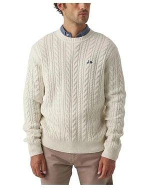 Scotta Round-Neck Knitwear - Grey