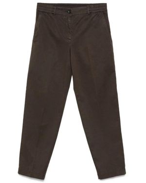 Seventy Straight Trousers - Brown