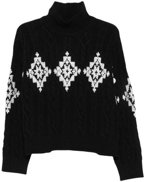 Ermanno Scervino Rollkragenpullover - Schwarz