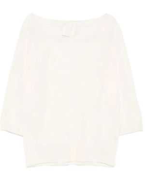 Marella Round-Neck Knitwear - White