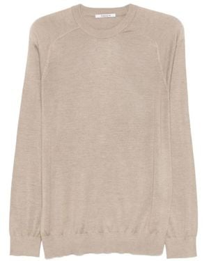 Kangra Round-Neck Knitwear - Natural
