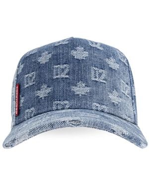DSquared² Cap With Visor - Blau