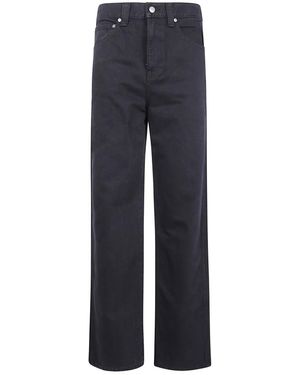 KHAITE Straight Jeans - Blauw