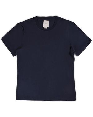 Calvin Klein Polyester Basic Blau Bestickt T-Shirt