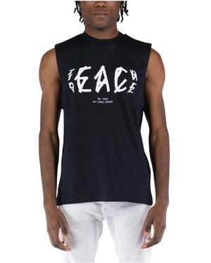 44 Label Group Sleeveless Tops - Black