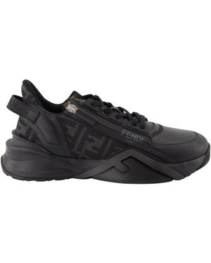 Fendi Schoenen ,Zwart ,Katoen Flow Sneakers