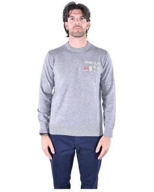 MC2 Saint Barth Round-Neck Knitwear - Azul