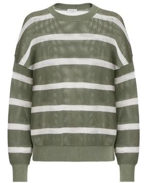 Brunello Cucinelli Round-Neck Knitwear - Vert