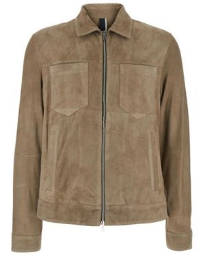Low Brand Leather Jackets - Green
