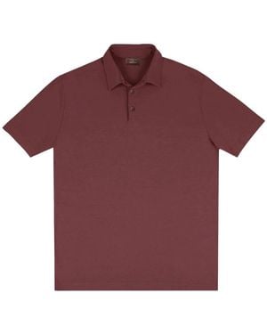 Zanone Polo Shirts - Rojo
