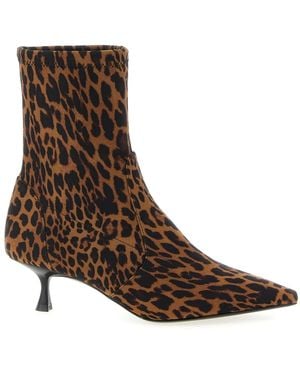 Stuart Weitzman Naomi Enkellaarsjes - Bruin
