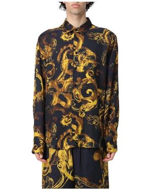 Versace Jeans Couture Barockdruck Hemd Für Männer - Mehrfarbig