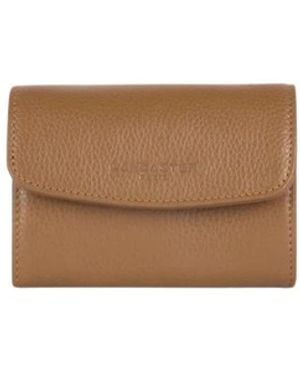 Lancaster Accessoires ,Bruin ,Leer Foulonne Pm Portemonnee