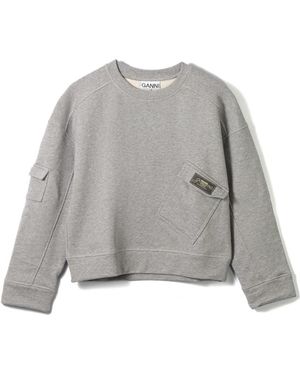 Ganni Sweatshirts - Grey