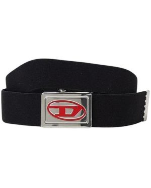 DIESEL Kinderen Zwart Elastische Riem Stijlvol Accessoire