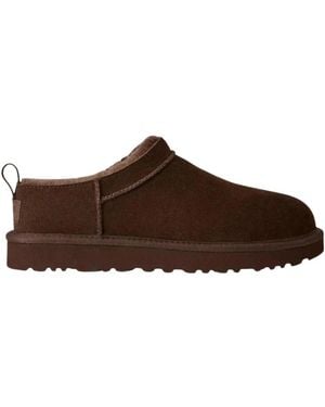 UGG Schoenen ,Bruin ,Leer Klassieke Micro Sabot Pantoffel