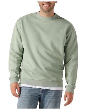 Pure Path Grüner Loose Fit Crewneck Sweater