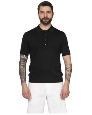 Paolo Pecora Polo Shirts - Black
