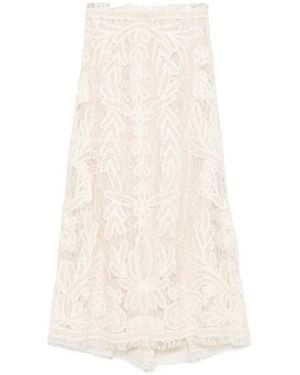 P.A.R.O.S.H. Maxi Skirts - White