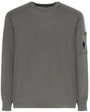 C.P. Company Round-Neck Knitwear - Grey