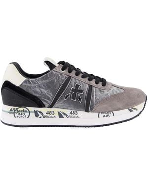 Premiata Grauer Sneaker Conny Damenschuhe