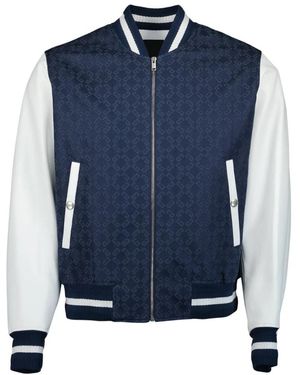 Givenchy Logo Bomber Jacket - Blue