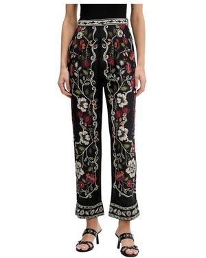 FARM Rio Wide Trousers - Negro