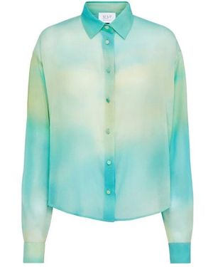 MVP WARDROBE Aurora Filmy Shirt - Grün
