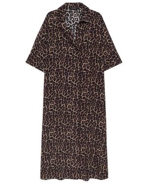 Anine Bing Shirt Dresses - Brown