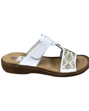 Rieker Wedges - Bianco