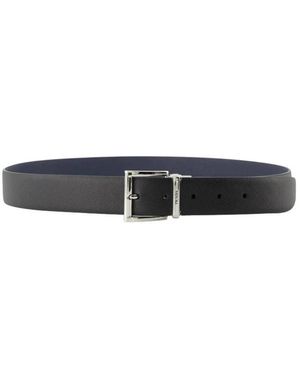 Prada Saffiano Leder Wendegürtel - Blau