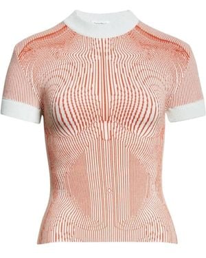 Jean Paul Gaultier Round-Neck Knitwear - Rose