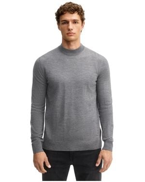 Joop! Feinstrick-Rollkragenpullover - Grau
