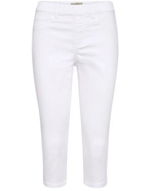 Soya Concept Cropped Trousers - Blanc