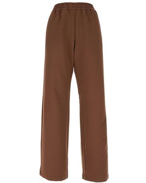 Cruna Wide Trousers - Marrone