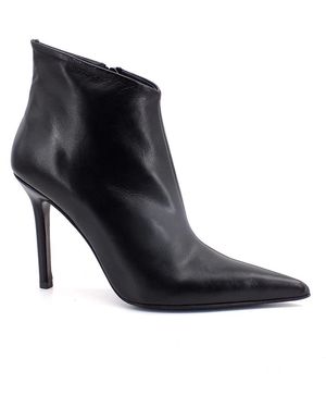 Eddy Daniele Schoenen ,Zwart ,Leer Heeled Boot