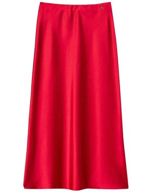 Actitude Midi Skirts - Rojo