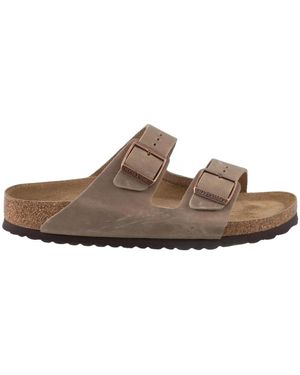Birkenstock Sliders - Brown