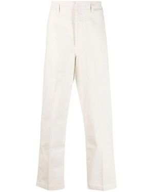 Lemaire Straight trousers - Weiß