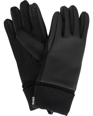 Rains Wasserdichte Touch-Handschuhe - Schwarz