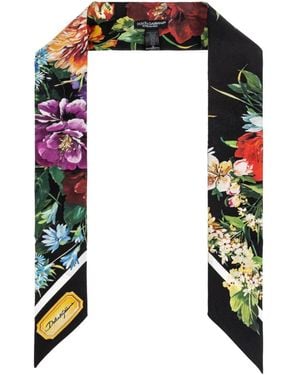 Dolce & Gabbana Silky Scarves - Noir