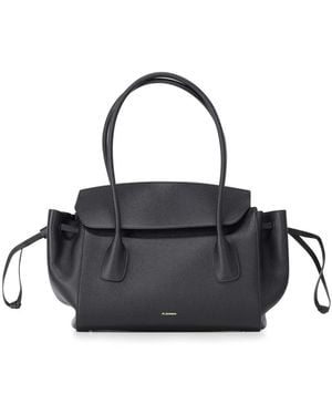 Jil Sander Tassen ,Zwart ,Leer Handbags