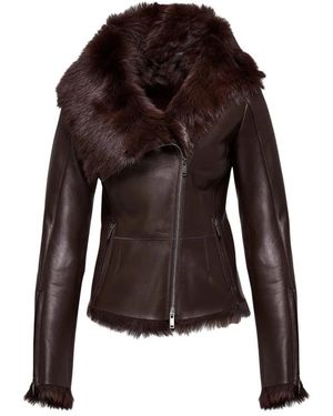 V S P Faux Fur & Shearling Jackets - Bruin