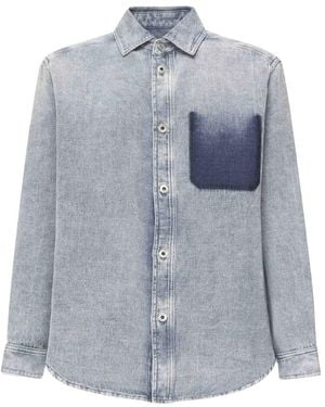Loewe Denim Shirts - Blue