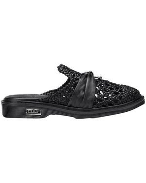 Cult Elegante Ledersandalen - Schwarz