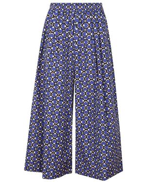 Weekend by Maxmara Lässige Straight Leg Hose - Blau