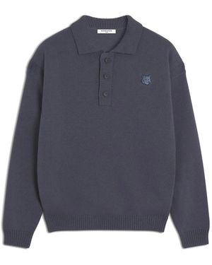 Maison Kitsuné Polo Shirts - Blu